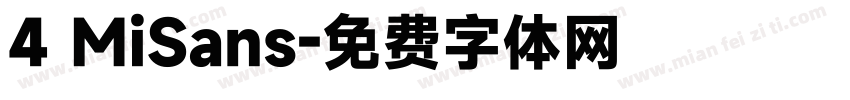4 MiSans字体转换
